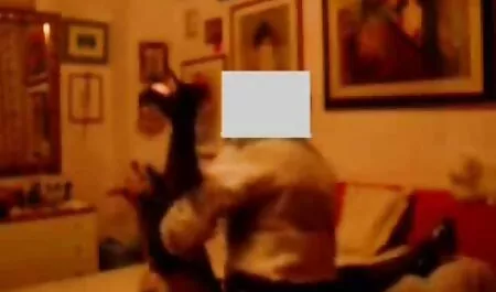 XA-tóc phim sec me choi con đỏ với ngon phá vuốt ve mũ trong khách sạn